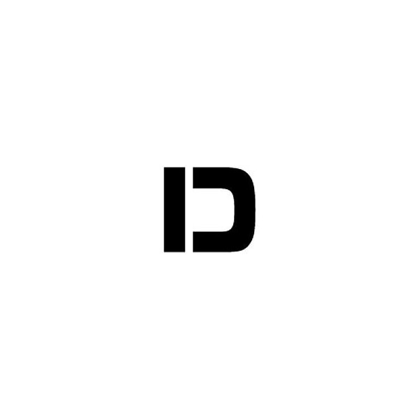 Individual Character Stencil 36in - Letter D